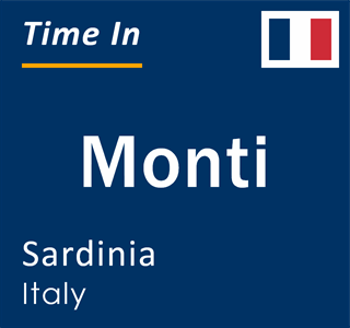 Current local time in Monti, Sardinia, Italy