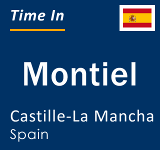 Current local time in Montiel, Castille-La Mancha, Spain