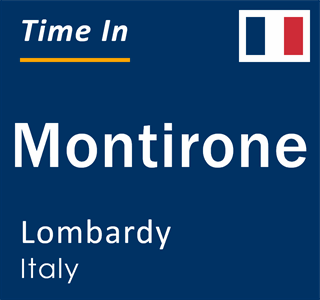 Current local time in Montirone, Lombardy, Italy