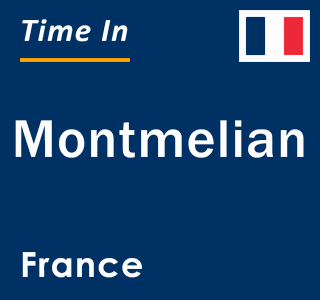 Current local time in Montmelian, France