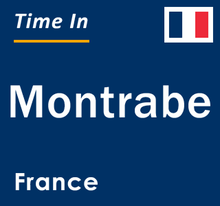 Current local time in Montrabe, France