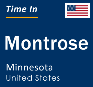 Current local time in Montrose, Minnesota, United States