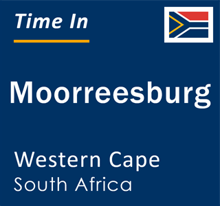 Current local time in Moorreesburg, Western Cape, South Africa