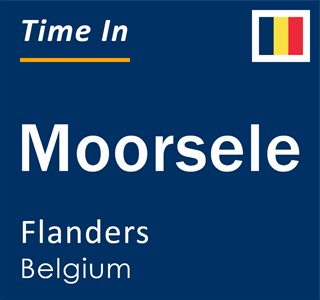 Current local time in Moorsele, Flanders, Belgium