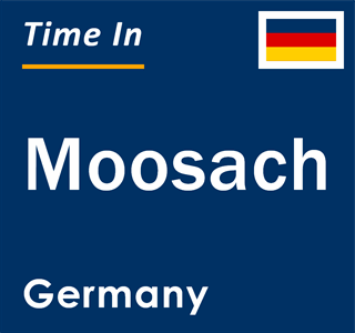 Current local time in Moosach, Germany