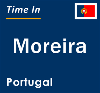 Current local time in Moreira, Portugal