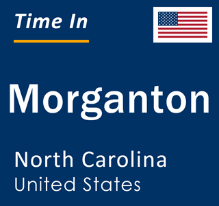 Current local time in Morganton, North Carolina, United States