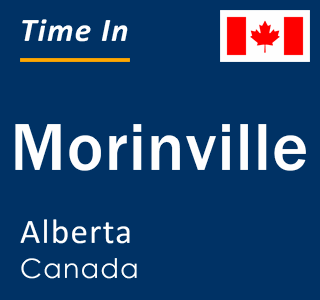 Current local time in Morinville, Alberta, Canada