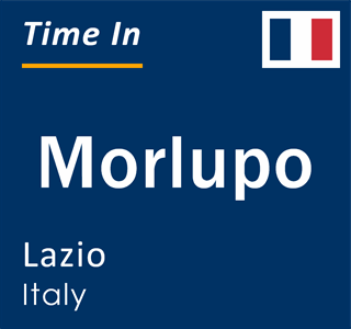 Current local time in Morlupo, Lazio, Italy