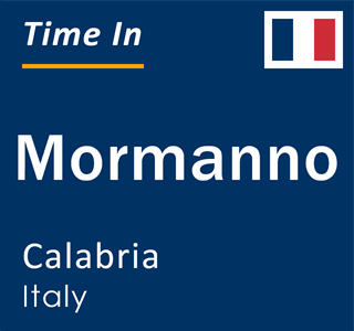 Current local time in Mormanno, Calabria, Italy