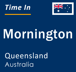 Current local time in Mornington, Queensland, Australia