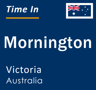 Current local time in Mornington, Victoria, Australia