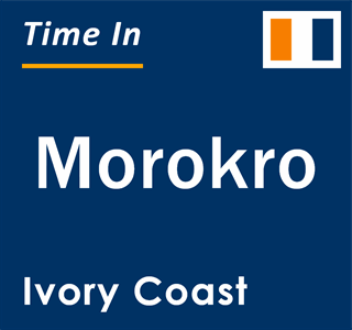 Current local time in Morokro, Ivory Coast