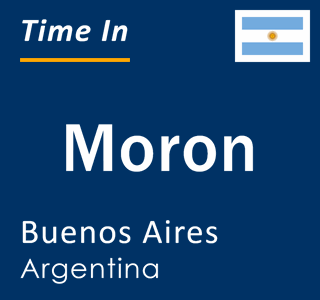 Current local time in Moron, Buenos Aires, Argentina