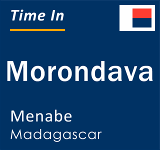 Current time in Morondava, Menabe, Madagascar