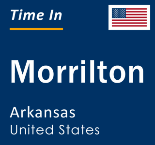 Current local time in Morrilton, Arkansas, United States