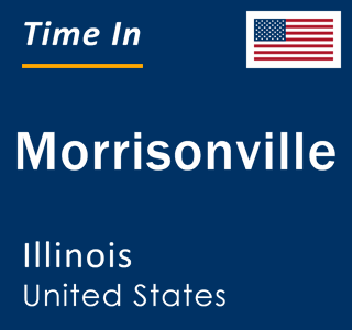 Current local time in Morrisonville, Illinois, United States