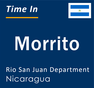 Current local time in Morrito, Rio San Juan Department, Nicaragua
