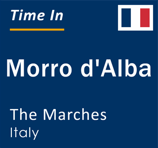 Current local time in Morro d'Alba, The Marches, Italy