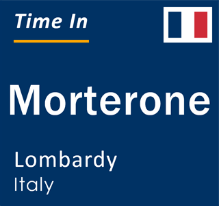 Current local time in Morterone, Lombardy, Italy