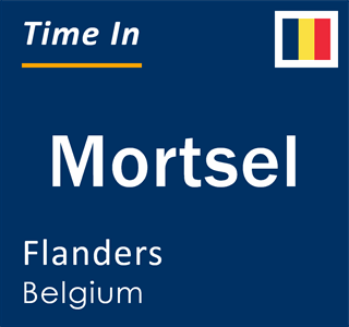 Current local time in Mortsel, Flanders, Belgium