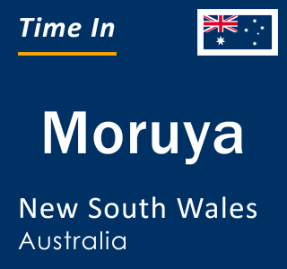Current local time in Moruya, New South Wales, Australia