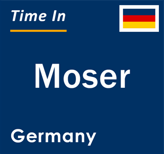 Current local time in Moser, Germany