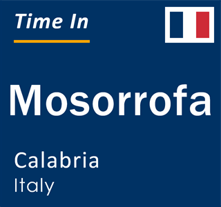 Current local time in Mosorrofa, Calabria, Italy