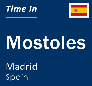 Current local time in Mostoles, Madrid, Spain