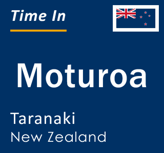 Current local time in Moturoa, Taranaki, New Zealand