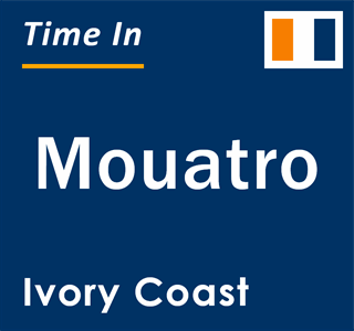 Current local time in Mouatro, Ivory Coast