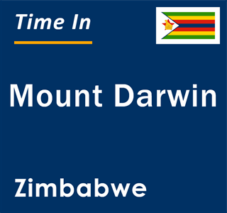 Current local time in Mount Darwin, Zimbabwe
