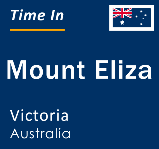 Current local time in Mount Eliza, Victoria, Australia