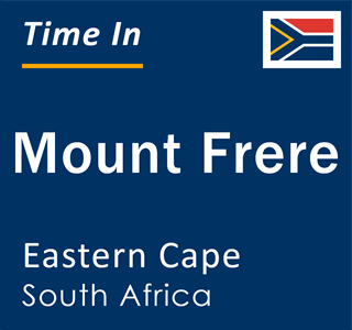 Current local time in Mount Frere, Eastern Cape, South Africa