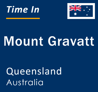Current local time in Mount Gravatt, Queensland, Australia