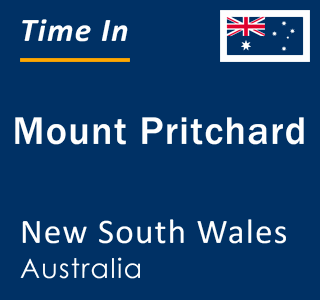 Current local time in Mount Pritchard, New South Wales, Australia