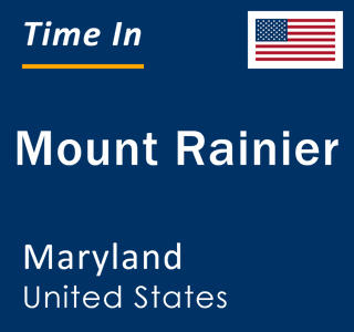 Current local time in Mount Rainier, Maryland, United States