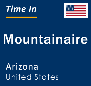 Current local time in Mountainaire, Arizona, United States