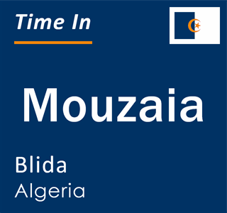 Current local time in Mouzaia, Blida, Algeria