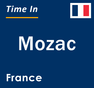 Current local time in Mozac, France