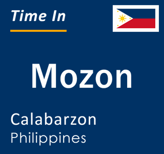 Current local time in Mozon, Calabarzon, Philippines