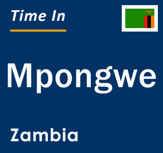 Current local time in Mpongwe, Zambia