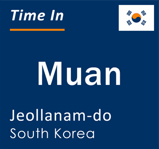 Current local time in Muan, Jeollanam-do, South Korea