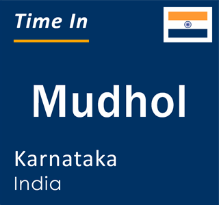 Current local time in Mudhol, Karnataka, India