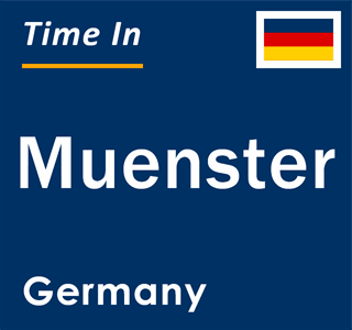 Current local time in Muenster, Germany