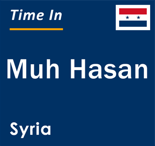 Current local time in Muh Hasan, Syria
