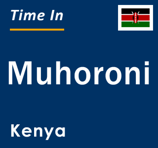 Current local time in Muhoroni, Kenya