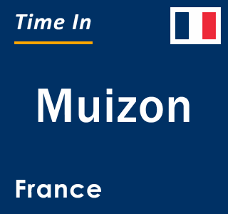 Current local time in Muizon, France