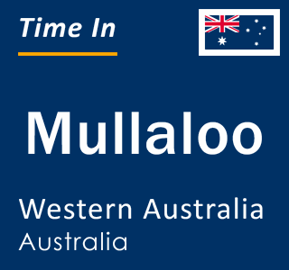 Current local time in Mullaloo, Western Australia, Australia