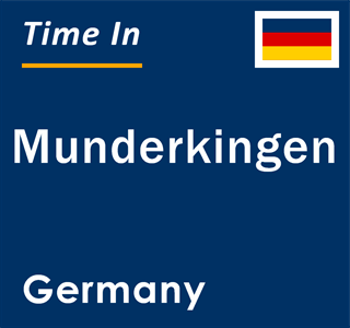 Current local time in Munderkingen, Germany